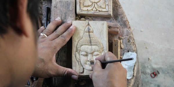 Wood carving