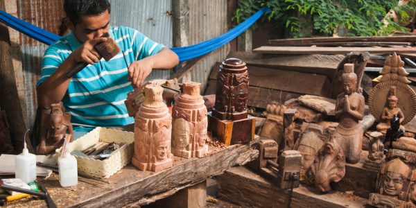 Wood carving